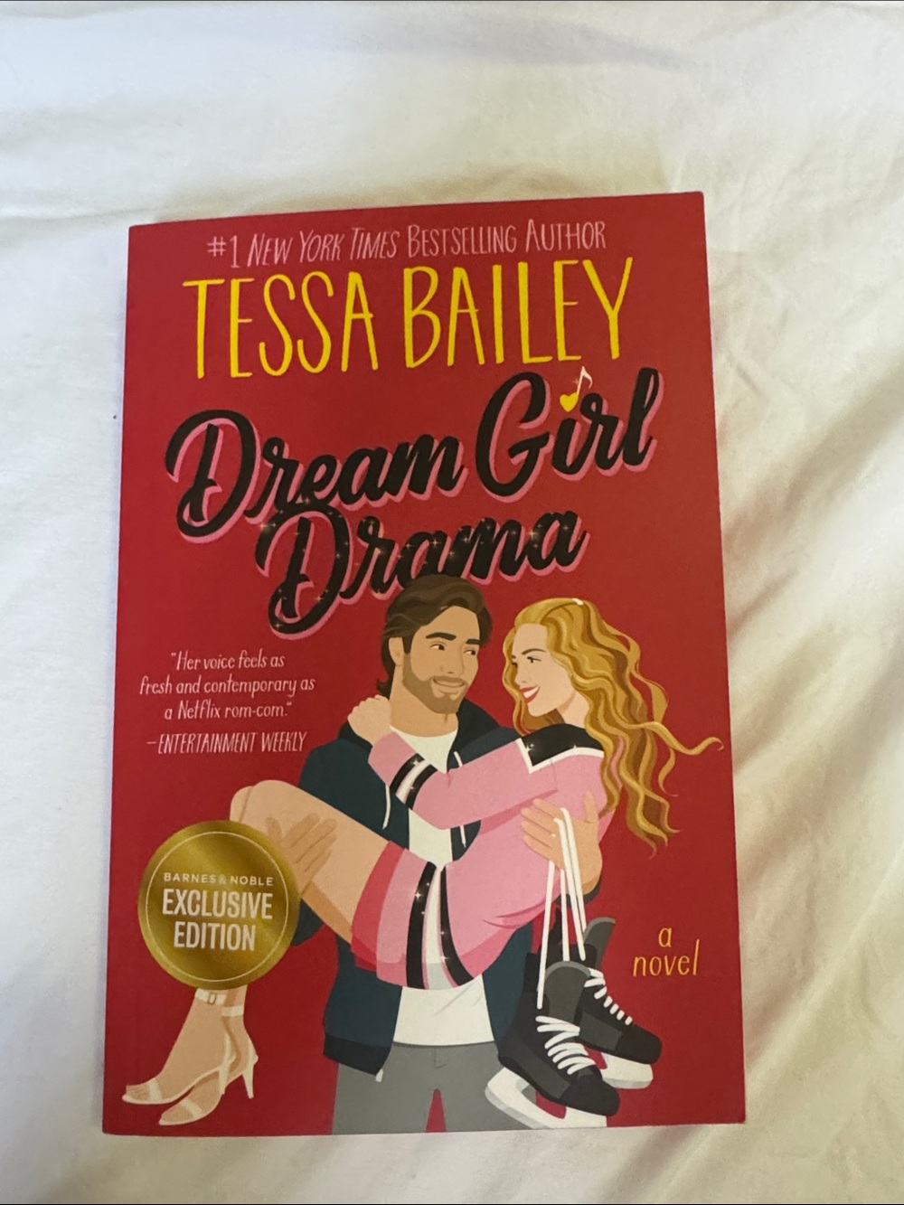 Tessa Bailey "Dream Girl Drama" Paperback - Red Cover